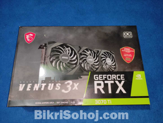 MSI RTX 3070 Ti VENTUS 3X OC Edition 8GB GDDR6X